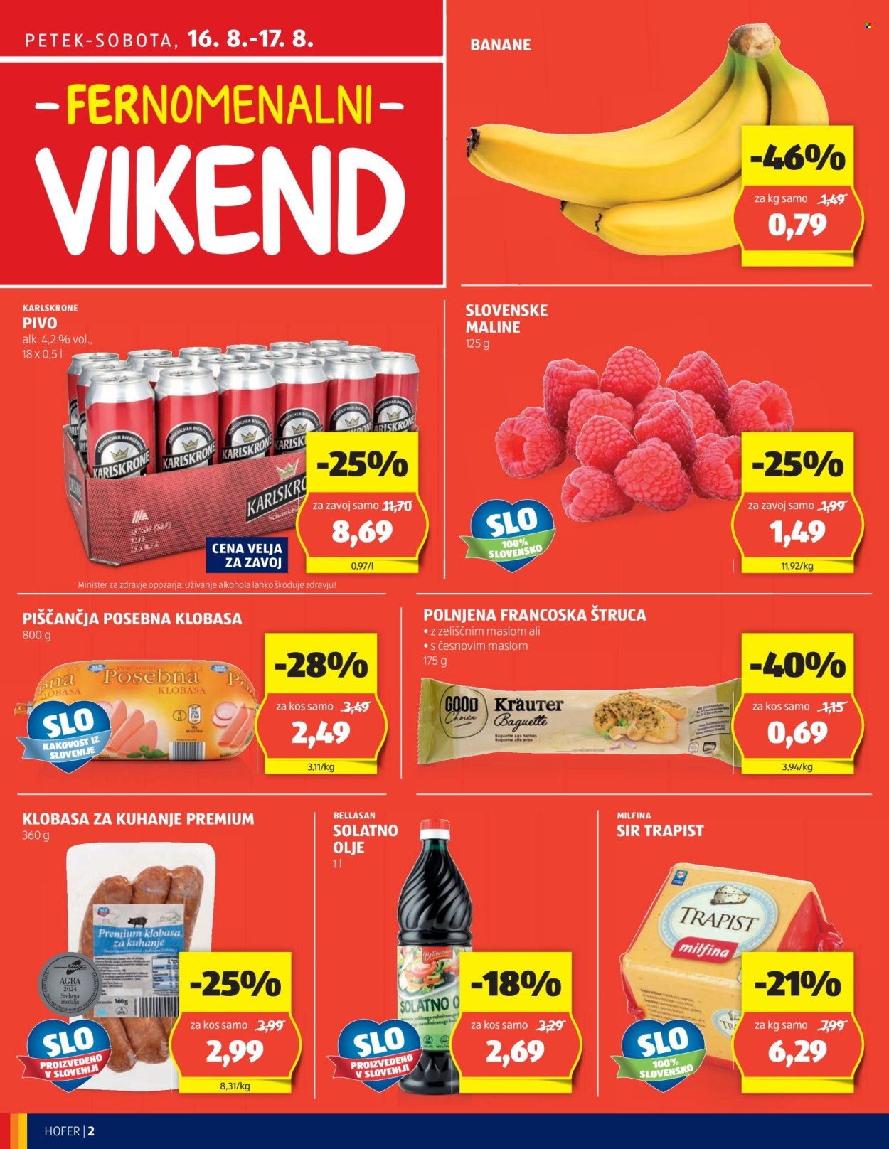 Hofer katalog - 14.8.2024 - 24.8.2024. Stran 2