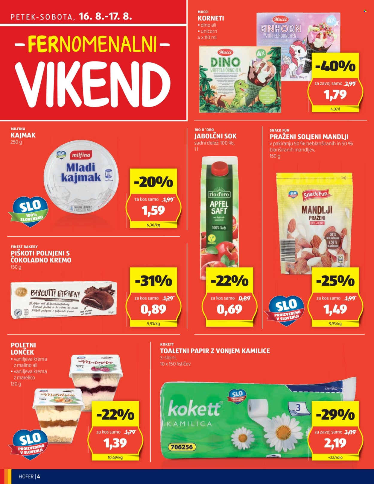 Hofer katalog - 14.8.2024 - 24.8.2024. Stran 4