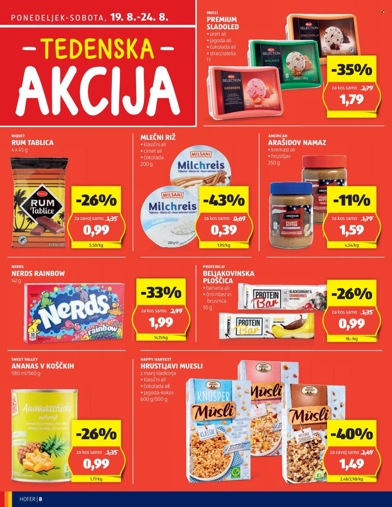 Hofer katalog - 14.8.2024 - 24.8.2024. Stran 8