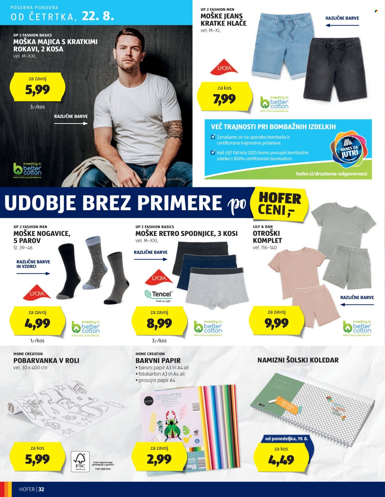 Hofer katalog - 14.8.2024 - 24.8.2024. Stran 32