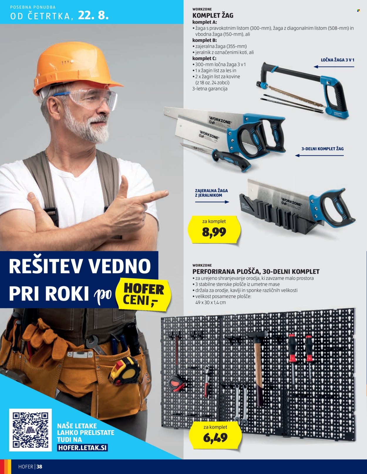 Hofer katalog - 14.8.2024 - 24.8.2024. Stran 38