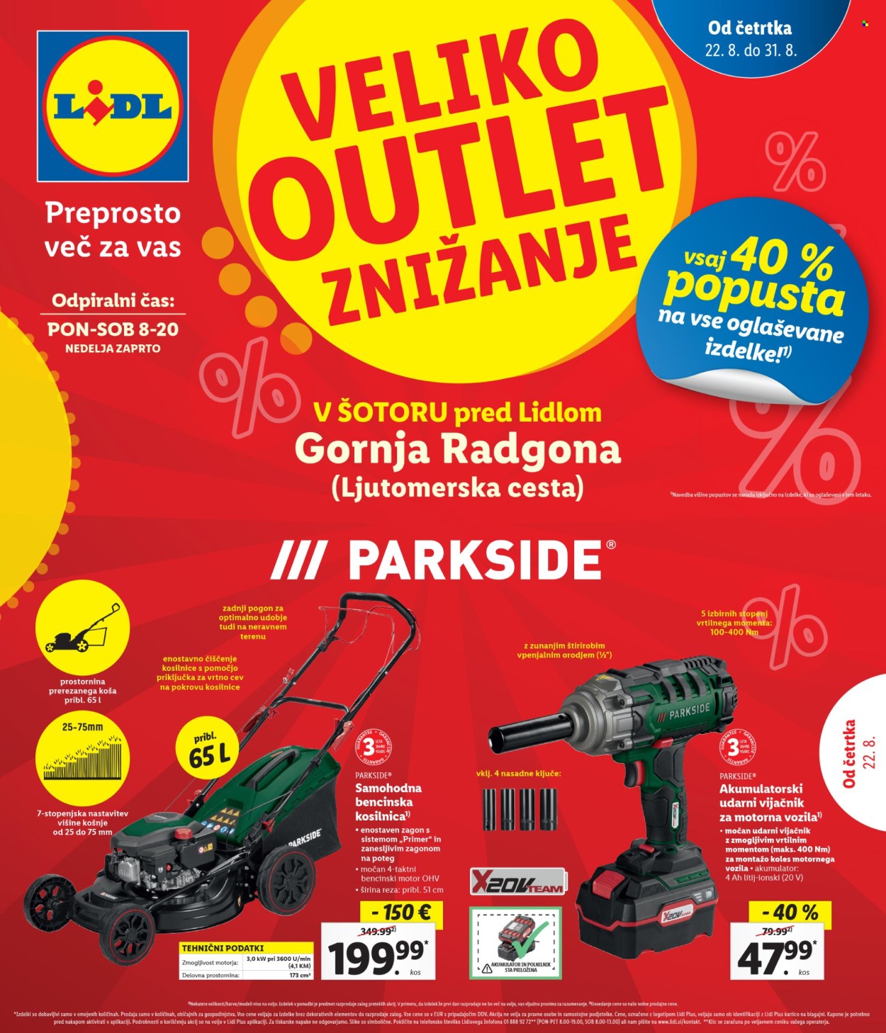 Lidl katalog - 22.8.2024 - 31.8.2024. Stran 1
