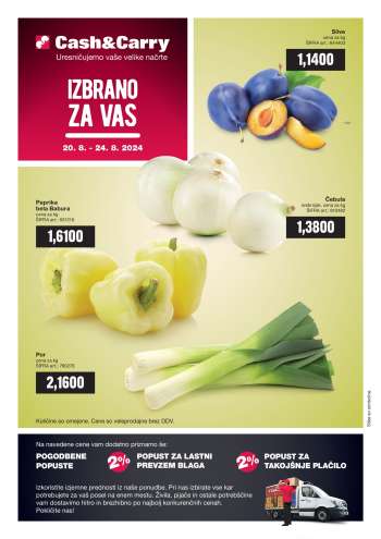 Mercator Cash & Carry katalog - 20.8.2024 - 24.8.2024.