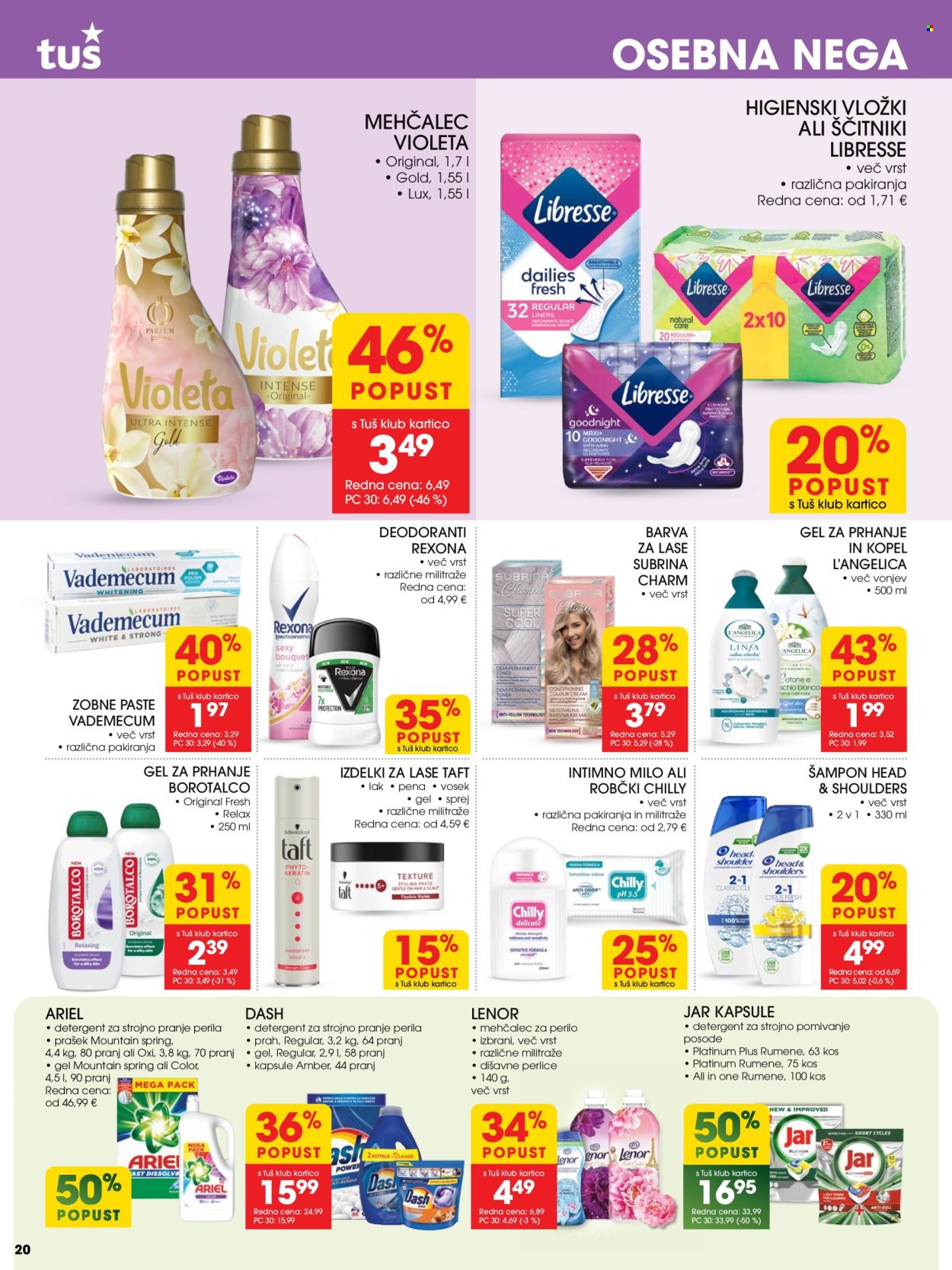 Tuš katalog - 21.8.2024 - 27.8.2024. Stran 20