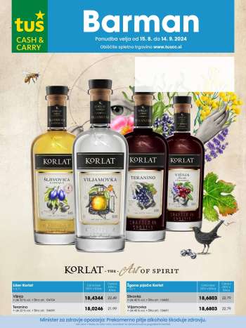 Tuš Cash & Carry katalog - 15.8.2024 - 14.9.2024.
