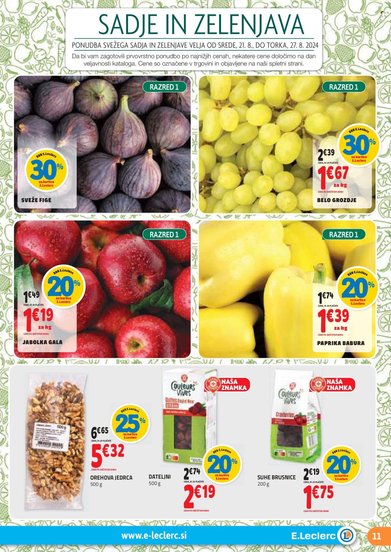 E.Leclerc katalog - 21.8.2024 - 31.8.2024. Stran 11