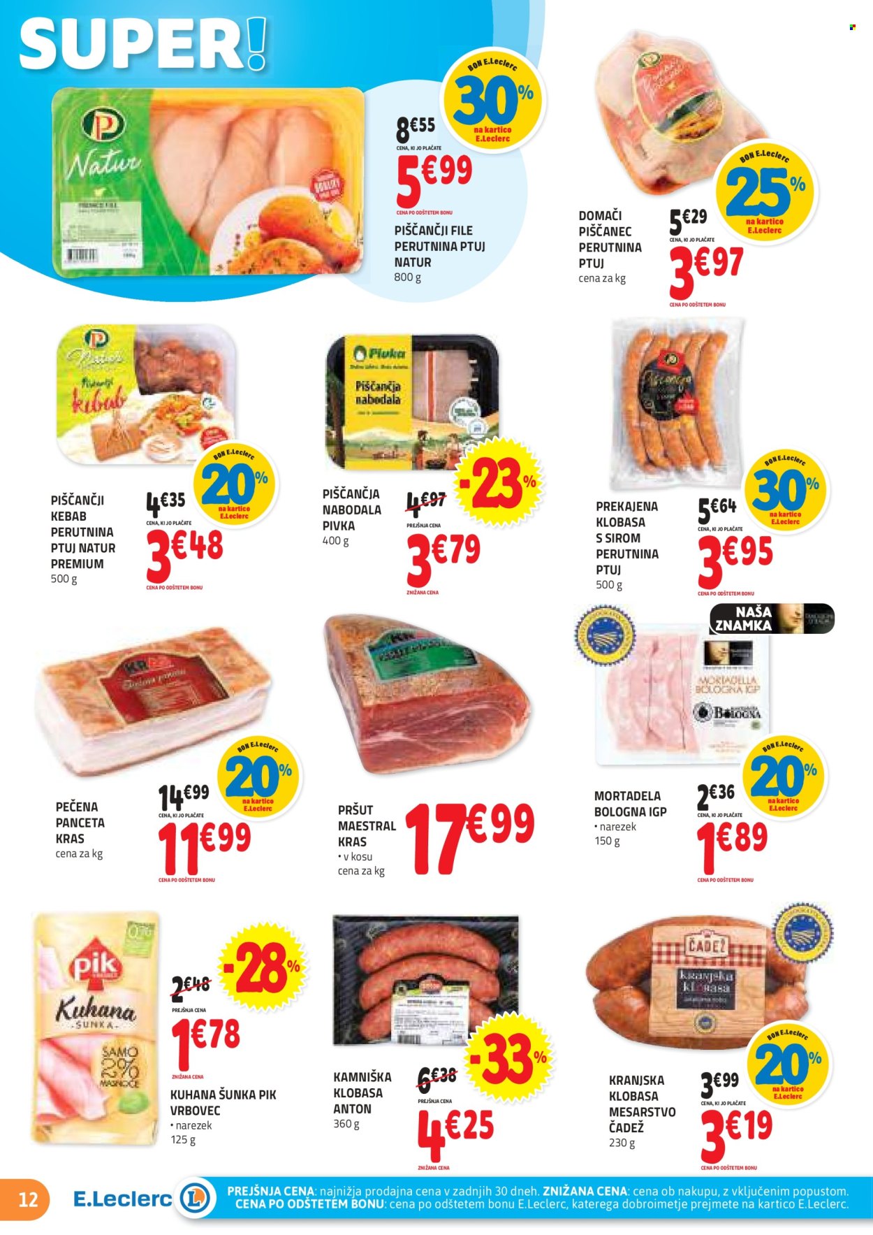 E.Leclerc katalog - 21.8.2024 - 31.8.2024. Stran 12