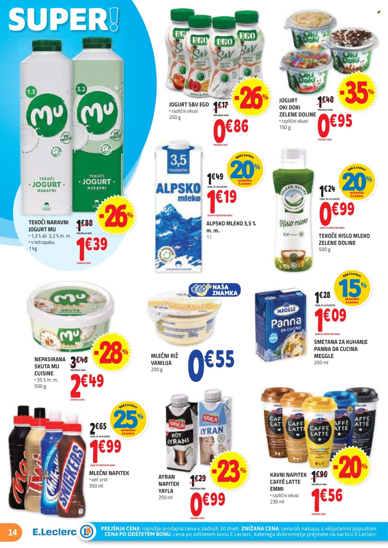 E.Leclerc katalog - 21.8.2024 - 31.8.2024. Stran 14