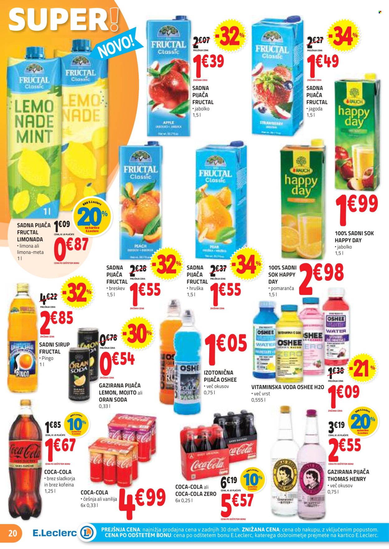 E.Leclerc katalog - 21.8.2024 - 31.8.2024. Stran 20