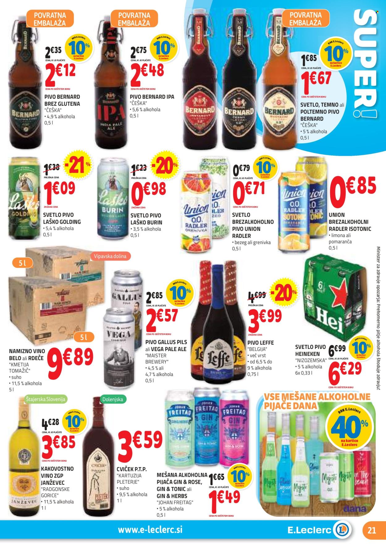 E.Leclerc katalog - 21.8.2024 - 31.8.2024. Stran 21