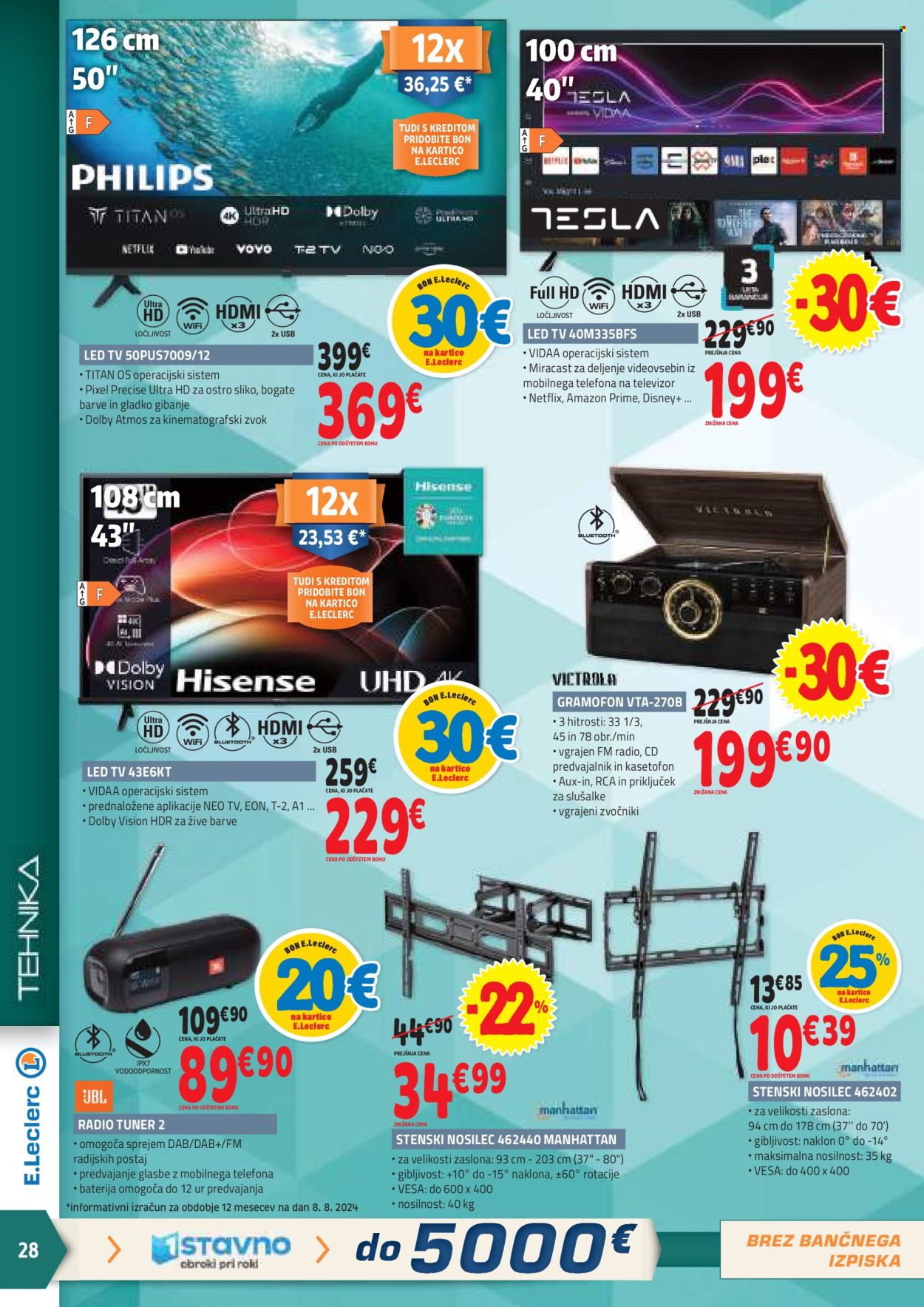 E.Leclerc katalog - 21.8.2024 - 31.8.2024. Stran 28