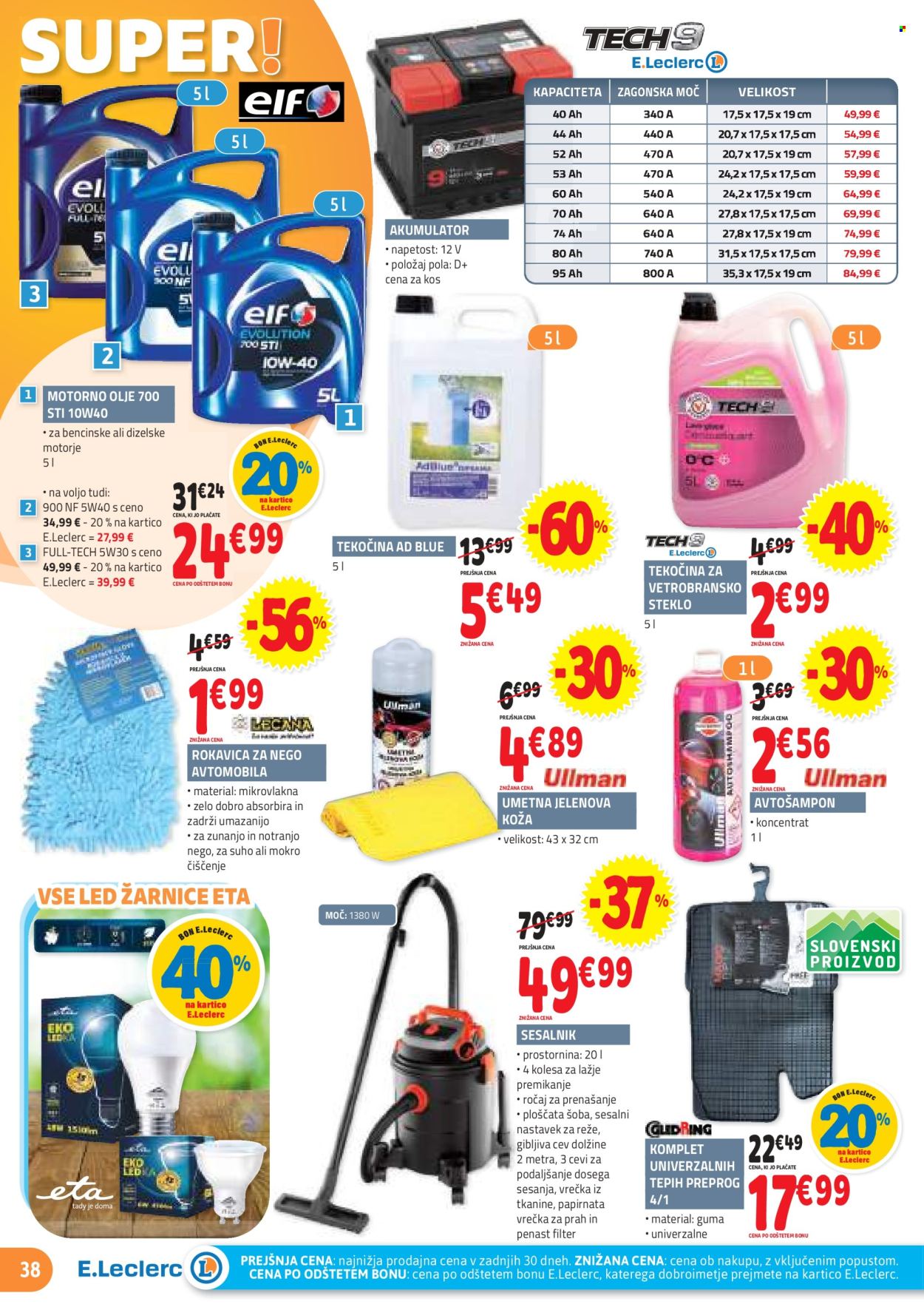 E.Leclerc katalog - 21.8.2024 - 31.8.2024. Stran 38