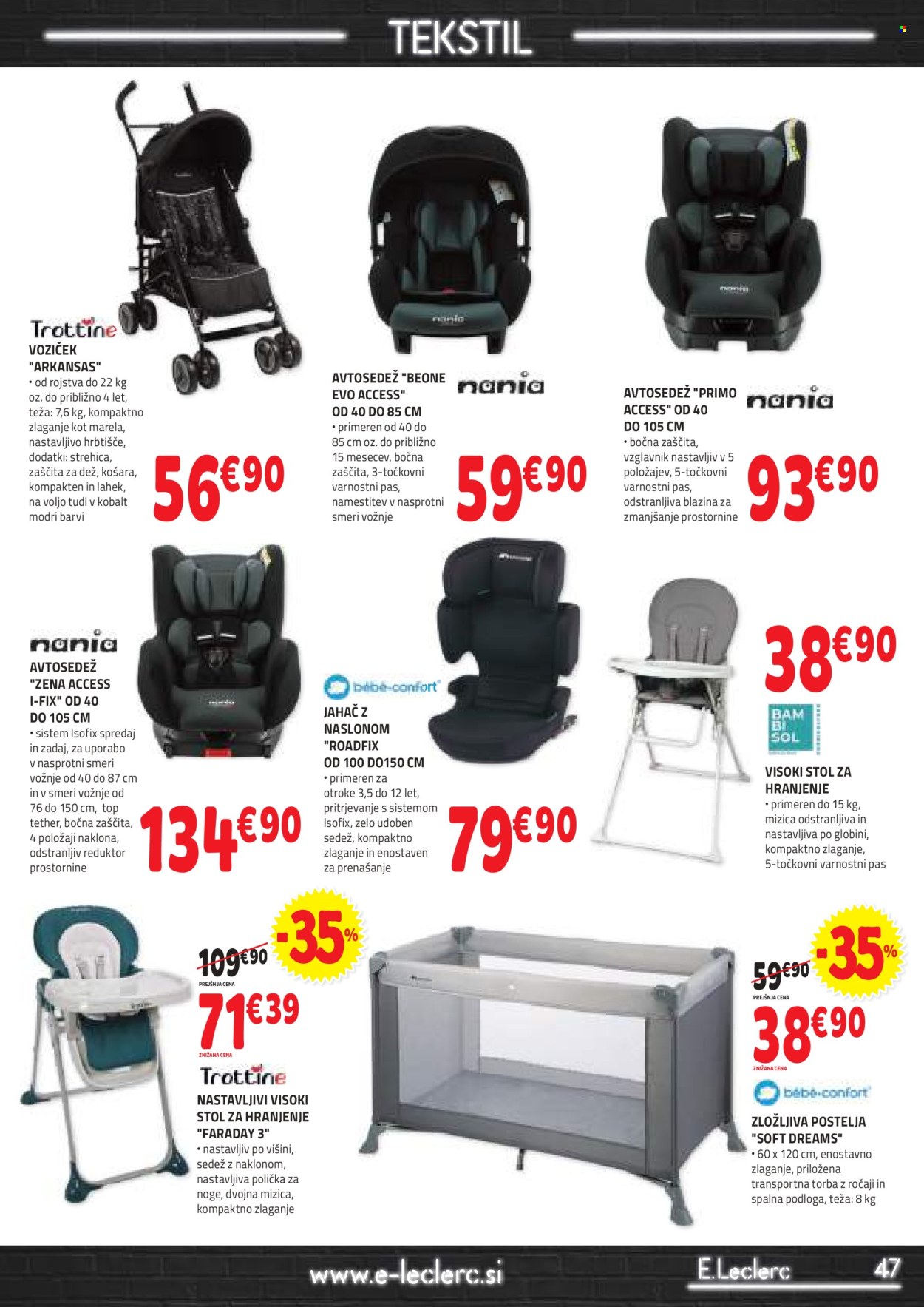 E.Leclerc katalog - 21.8.2024 - 31.8.2024. Stran 47