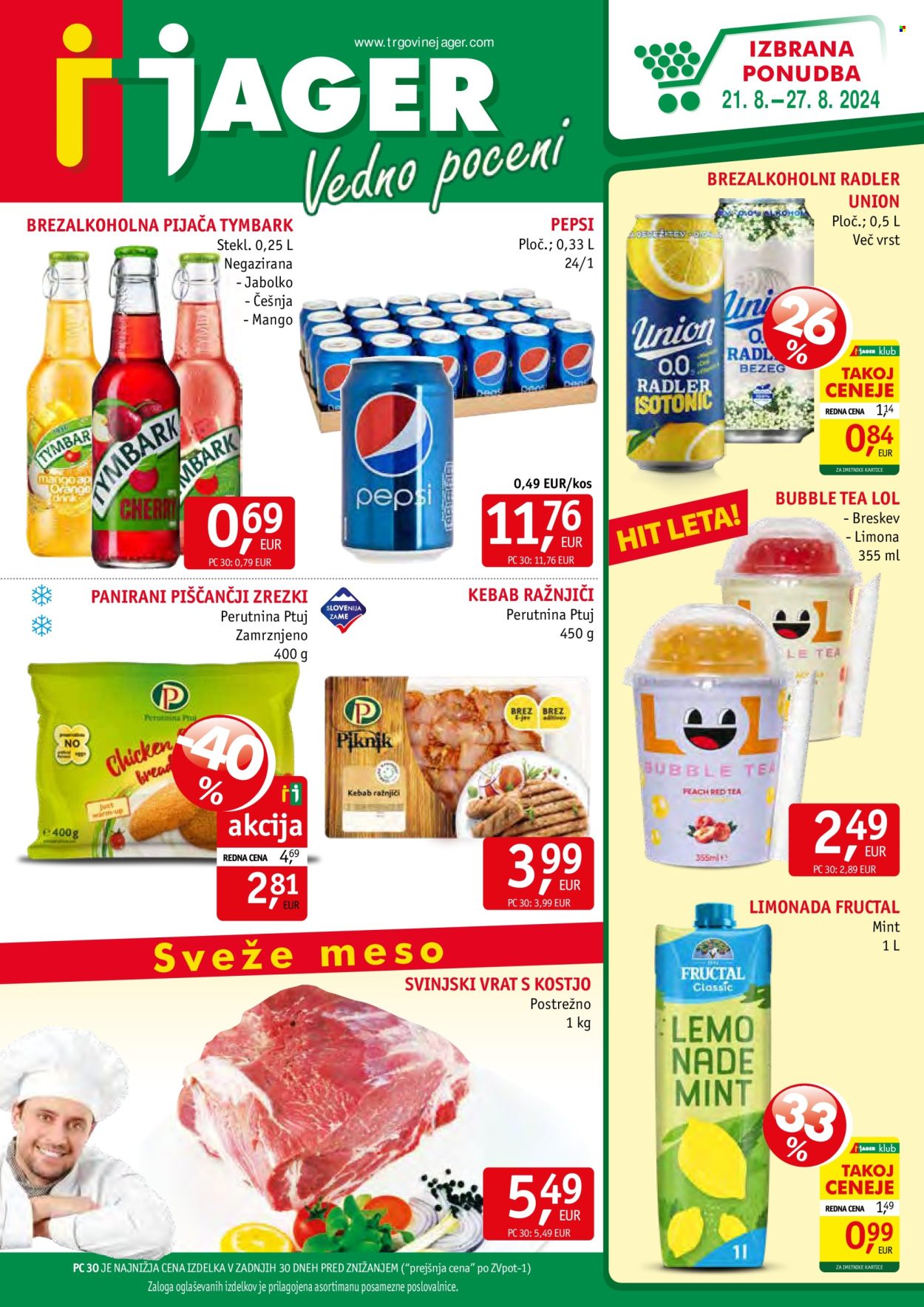 JAGER katalog - 21.8.2024 - 27.8.2024. Stran 1