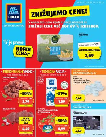 Hofer katalog - 22.8.2024 - 31.8.2024.