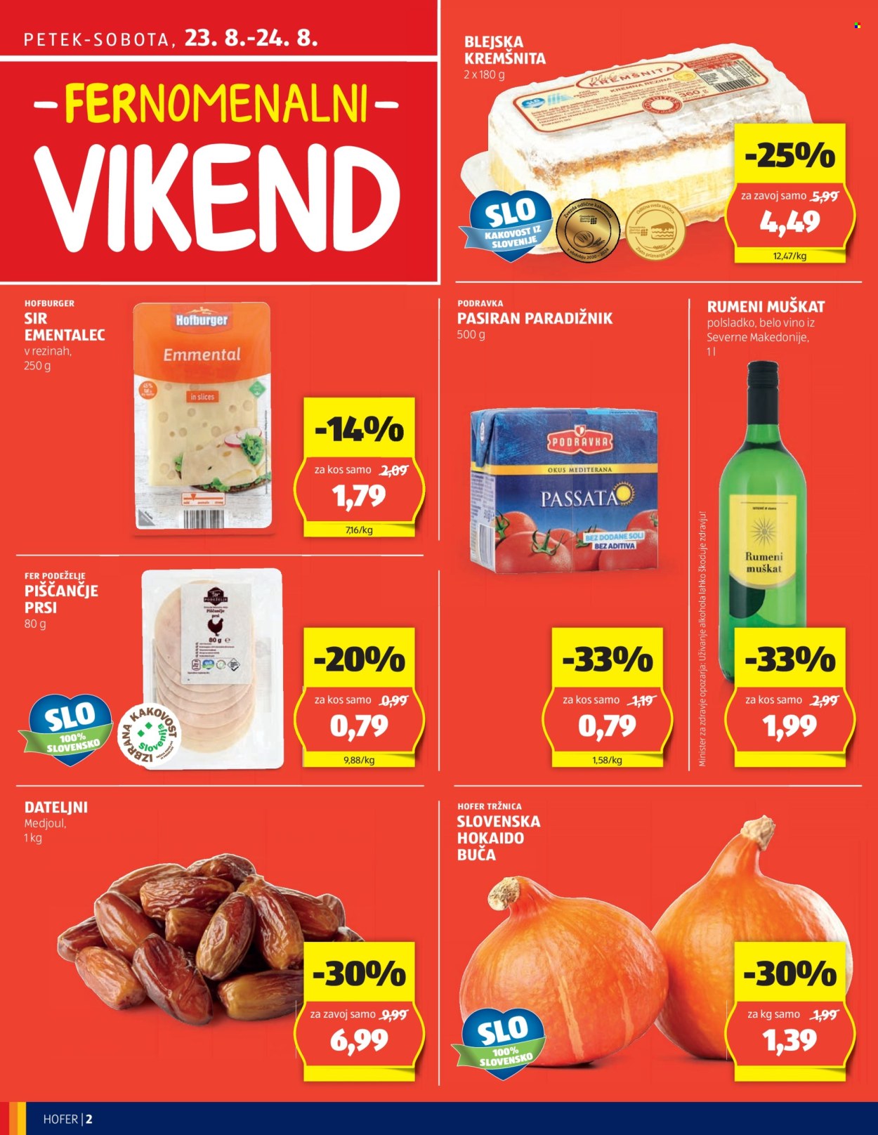 Hofer katalog - 22.8.2024 - 31.8.2024. Stran 2