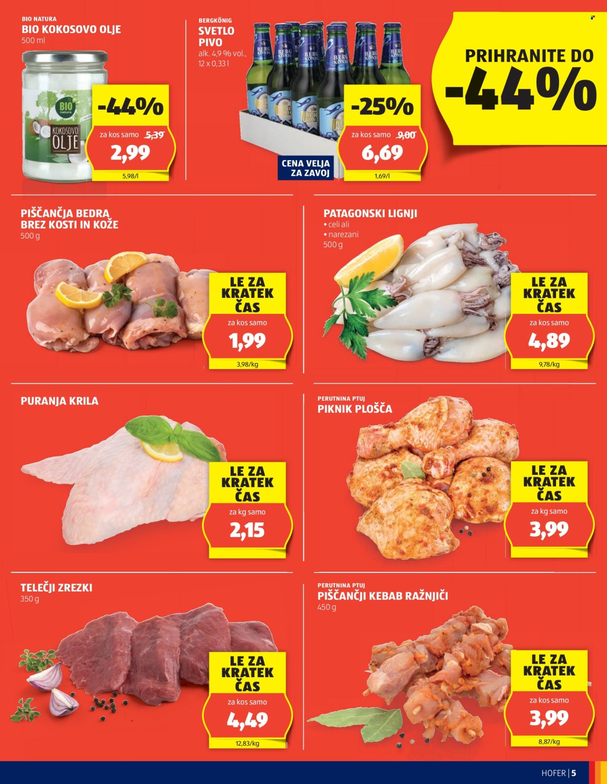 Hofer katalog - 22.8.2024 - 31.8.2024. Stran 5