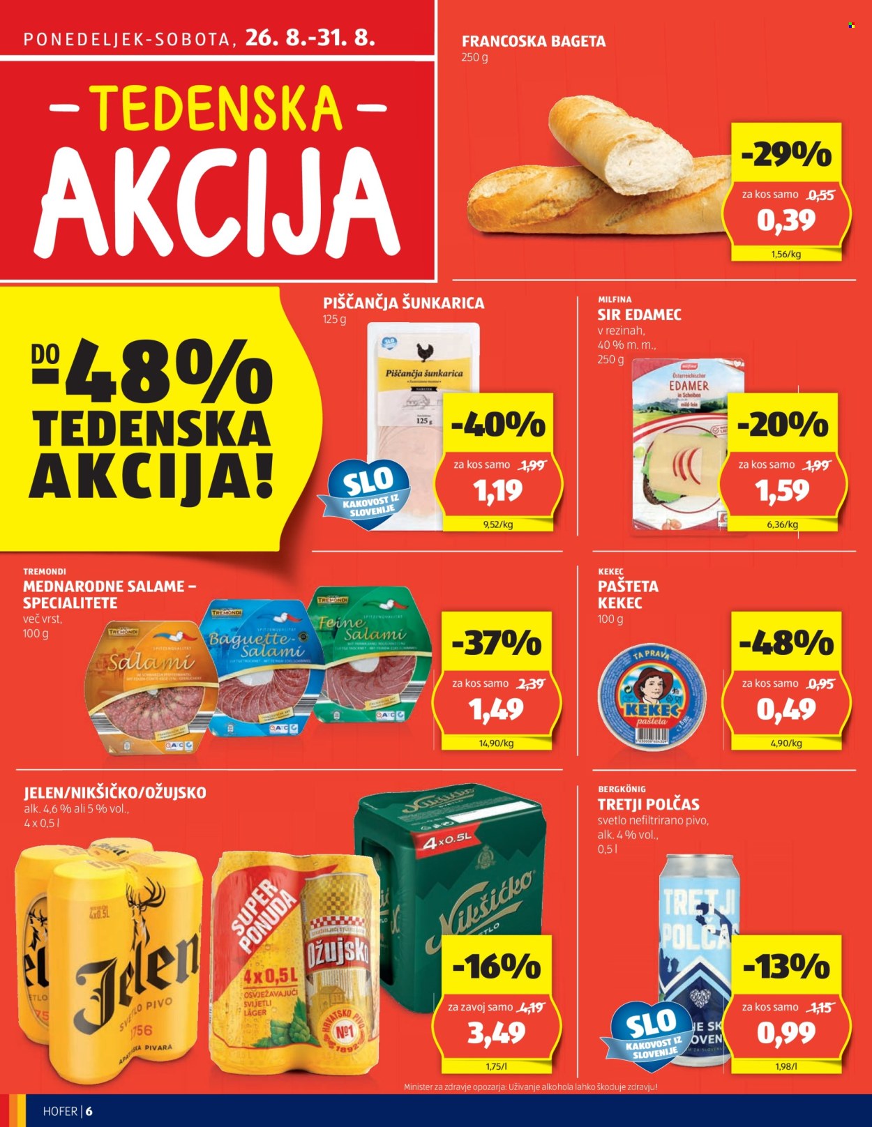 Hofer katalog - 22.8.2024 - 31.8.2024. Stran 6