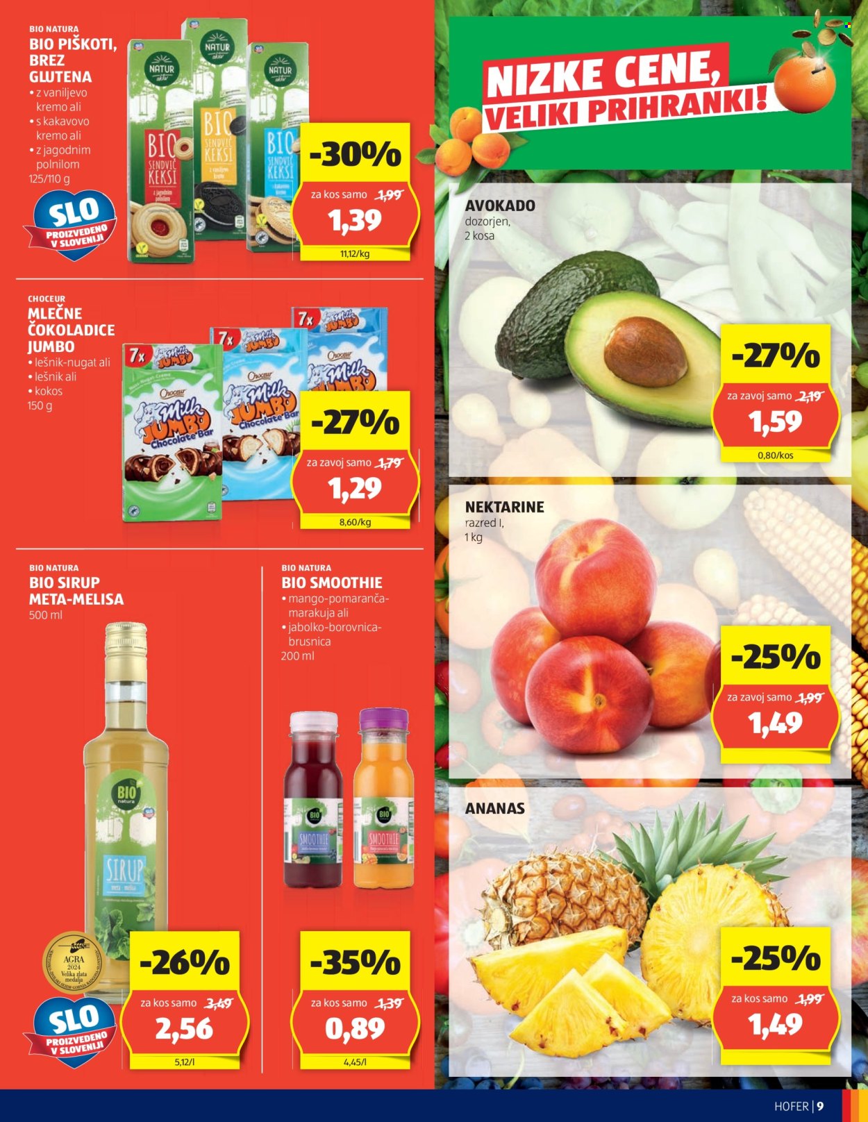 Hofer katalog - 22.8.2024 - 31.8.2024. Stran 9