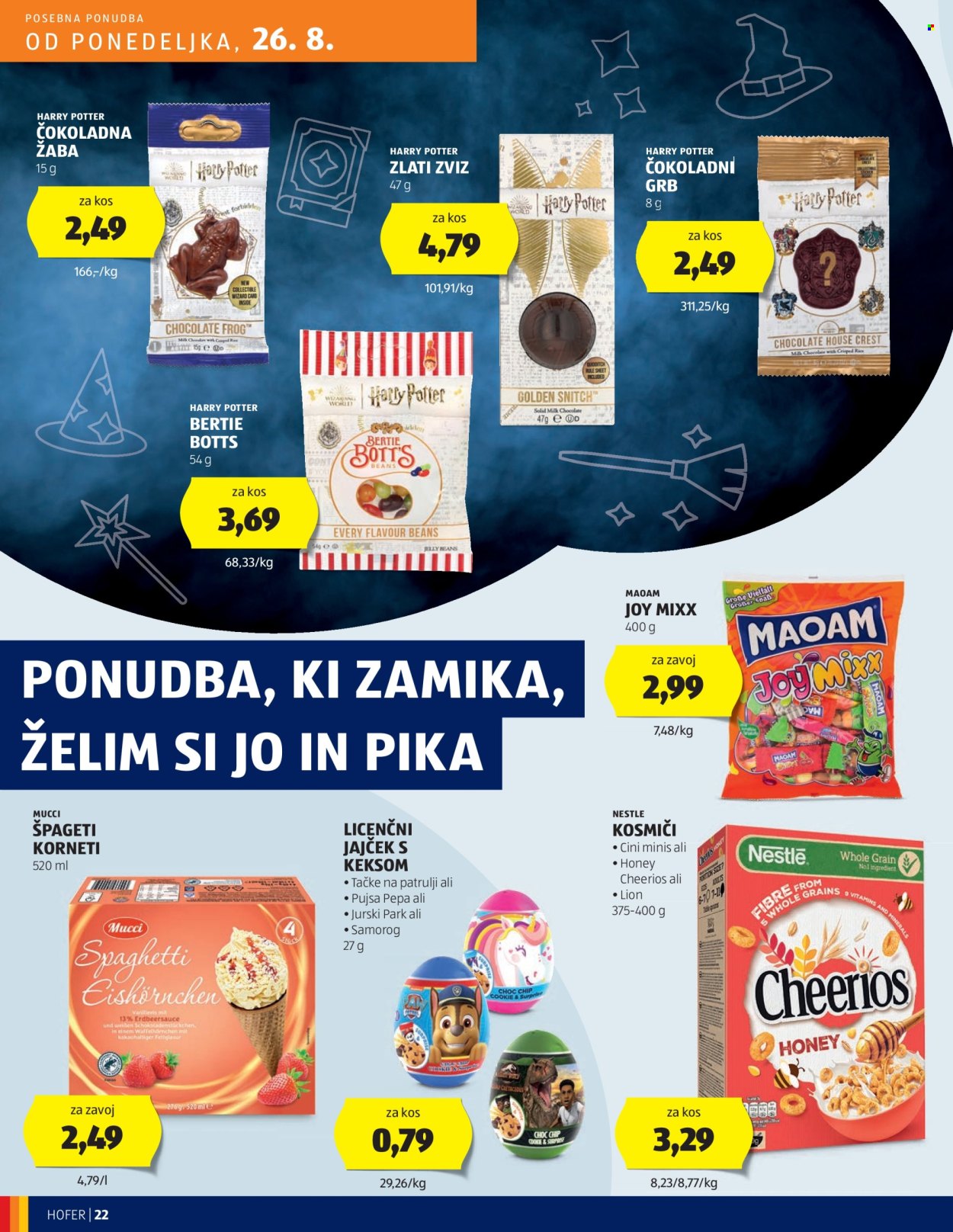 Hofer katalog - 22.8.2024 - 31.8.2024. Stran 22