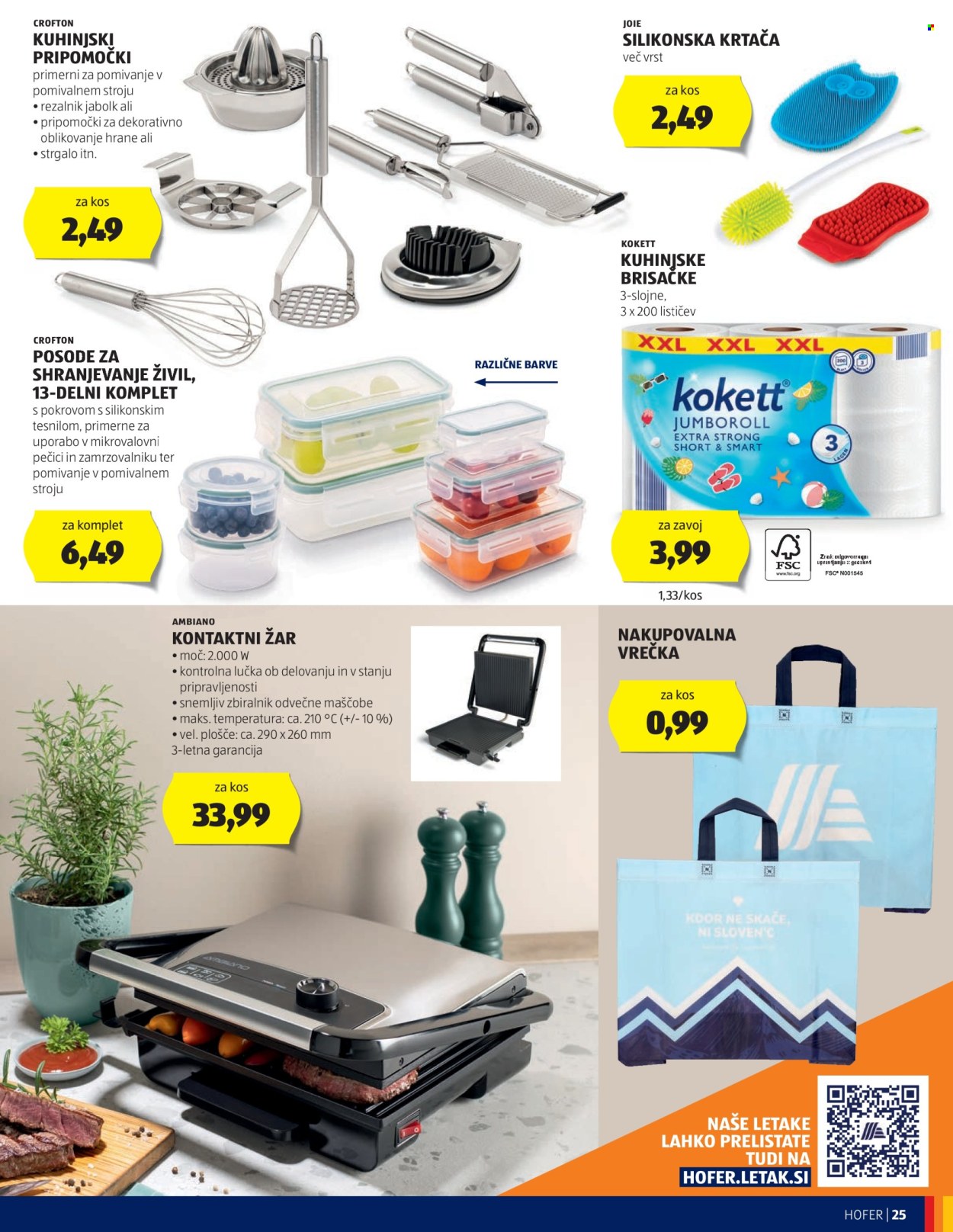 Hofer katalog - 22.8.2024 - 31.8.2024. Stran 25