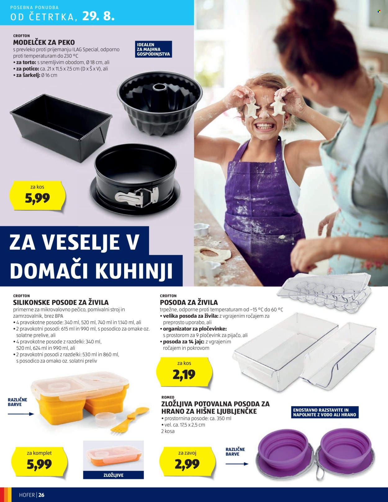 Hofer katalog - 22.8.2024 - 31.8.2024. Stran 26