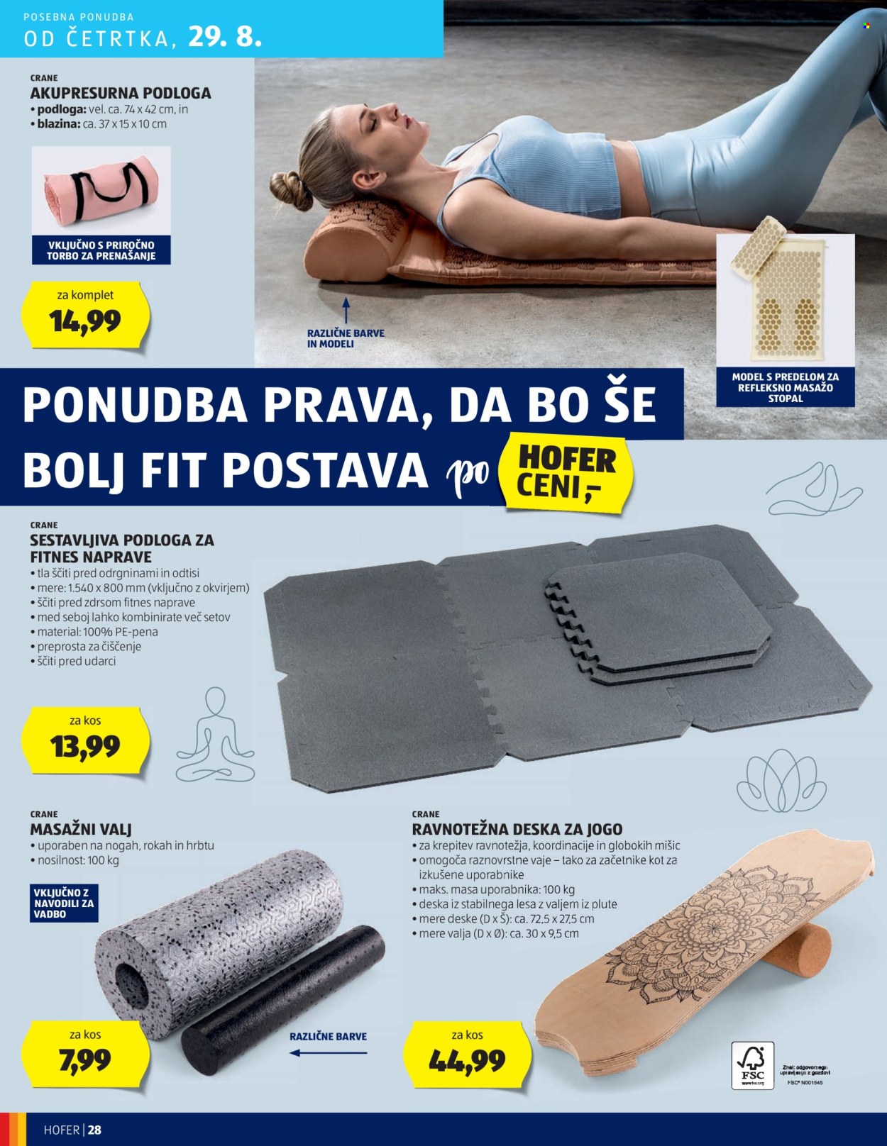 Hofer katalog - 22.8.2024 - 31.8.2024. Stran 28
