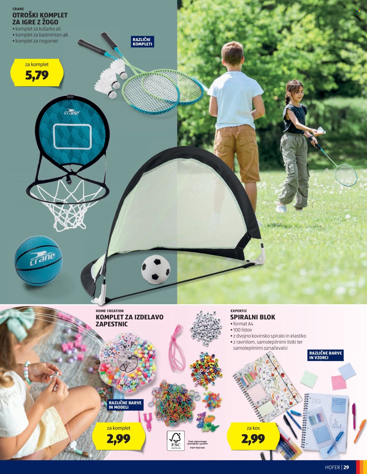 Hofer katalog - 22.8.2024 - 31.8.2024. Stran 29