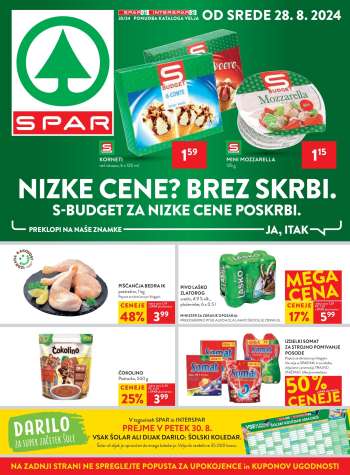 SPAR katalog - 28.8.2024 - 10.9.2024.