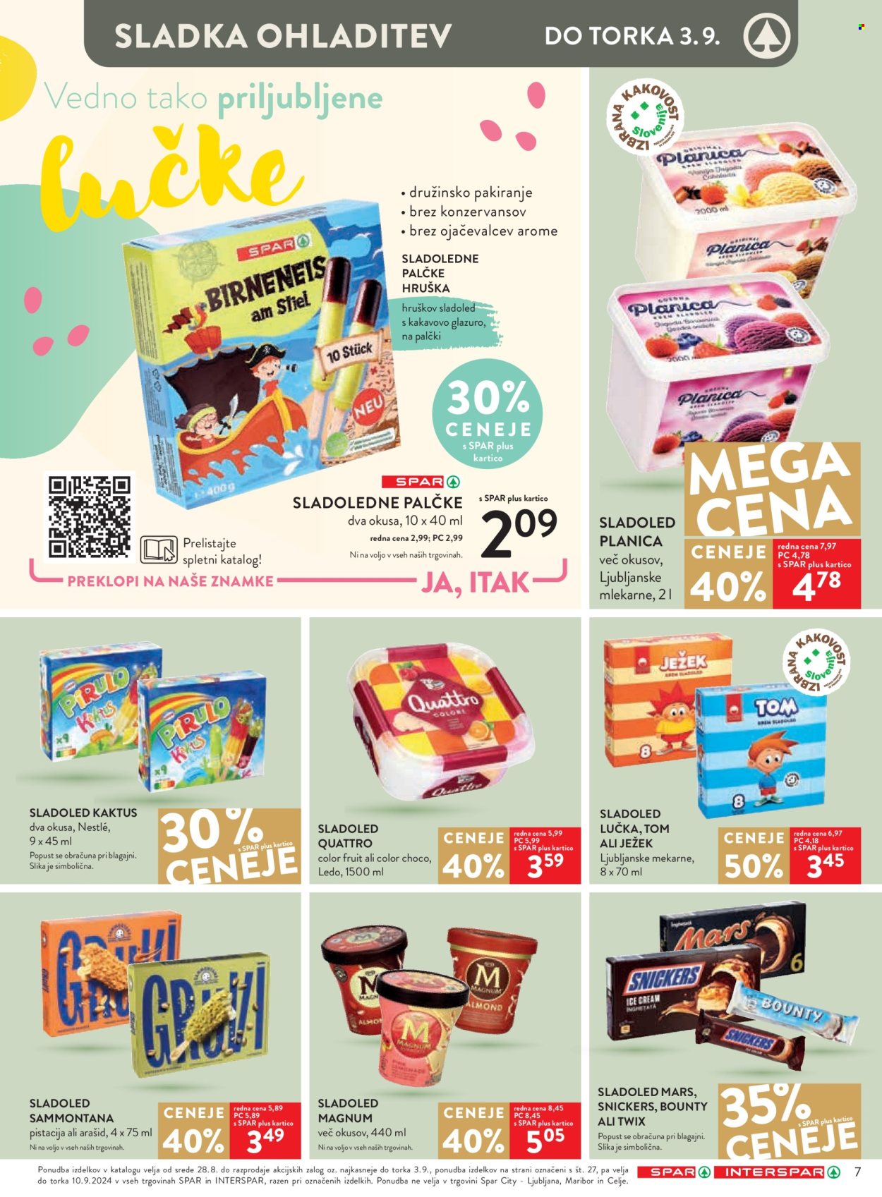 SPAR katalog - 28.8.2024 - 10.9.2024. Stran 7