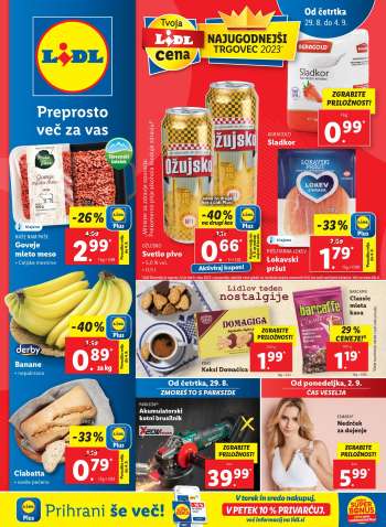 Lidl katalog - 29.8.2024 - 4.9.2024.