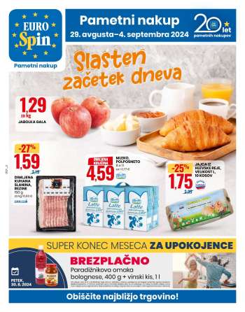 EuroSpin katalog - 29.8.2024 - 4.9.2024.