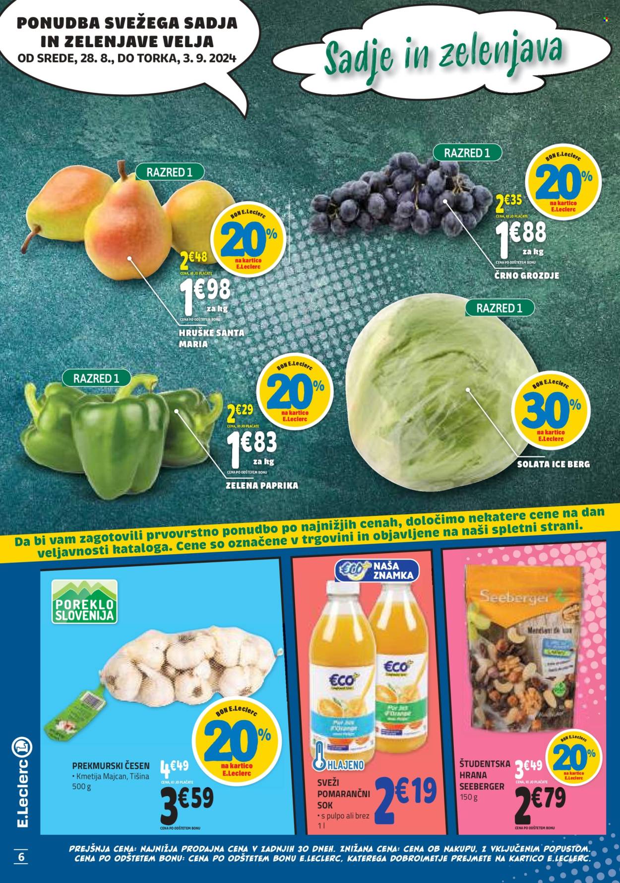E.Leclerc katalog - 28.8.2024 - 7.9.2024. Stran 6