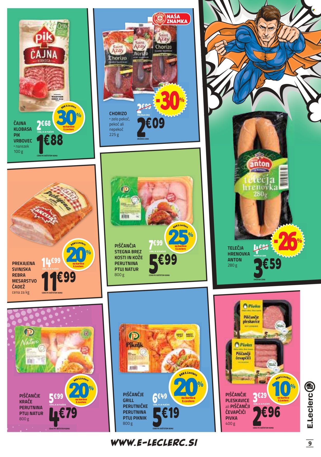 E.Leclerc katalog - 28.8.2024 - 7.9.2024. Stran 9