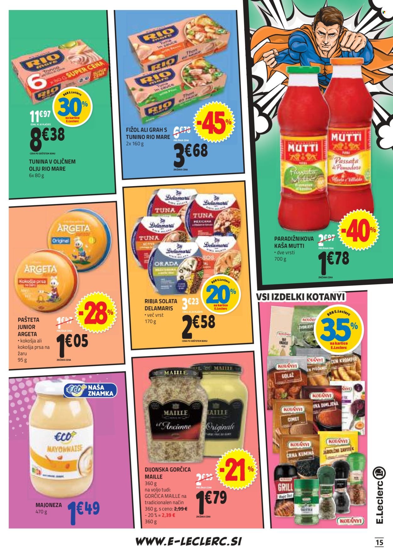 E.Leclerc katalog - 28.8.2024 - 7.9.2024. Stran 15