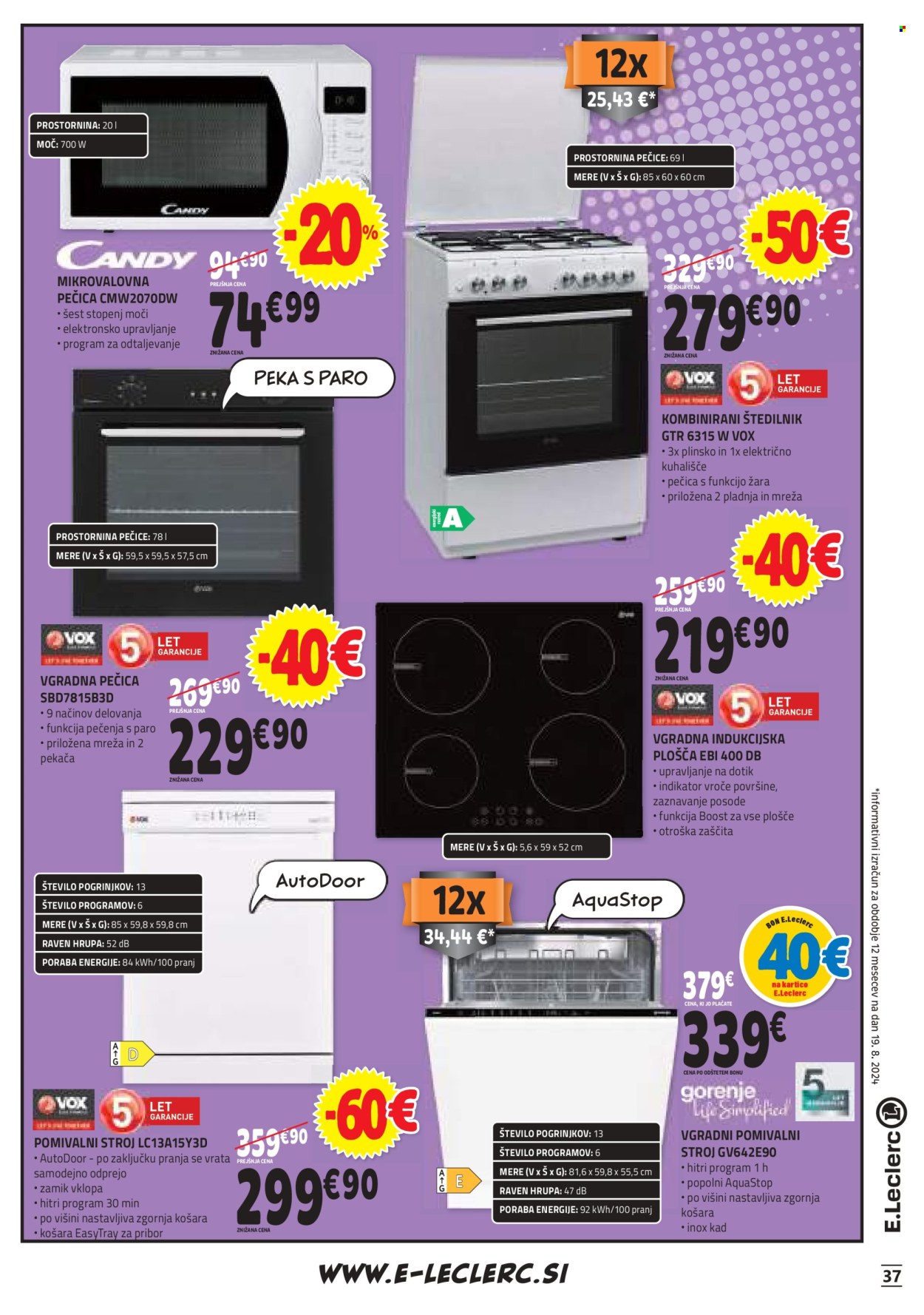 E.Leclerc katalog - 28.8.2024 - 7.9.2024. Stran 37