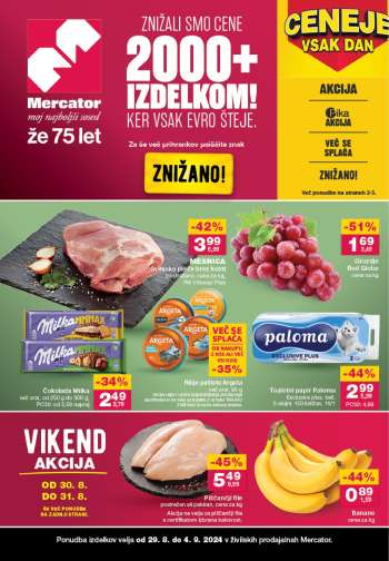 Mercator katalog - 29.8.2024 - 4.9.2024.