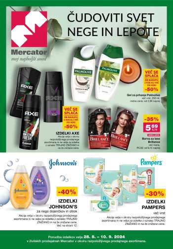 Mercator katalog - 28.8.2024 - 10.9.2024.
