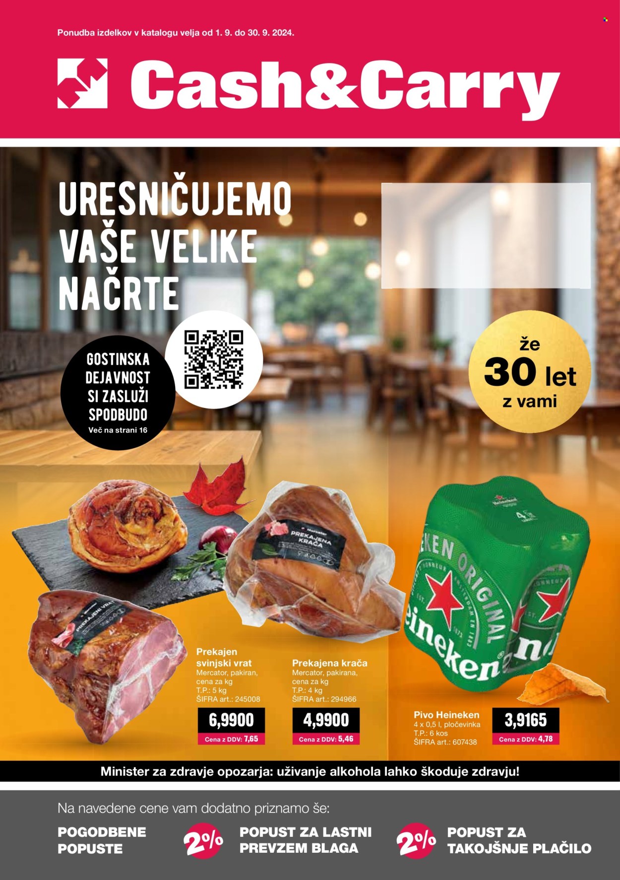 Mercator Cash & Carry katalog - 1.9.2024 - 30.9.2024. Stran 1