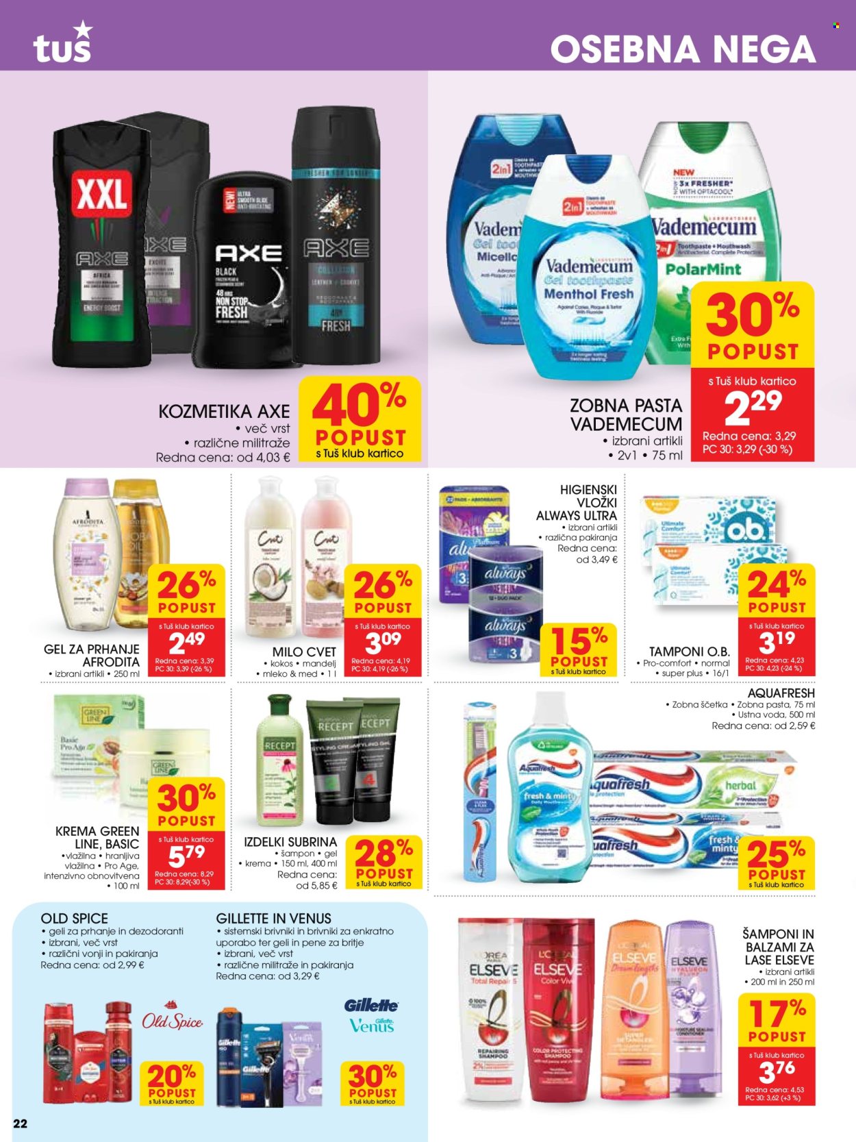 Tuš katalog - 28.8.2024 - 3.9.2024. Stran 22