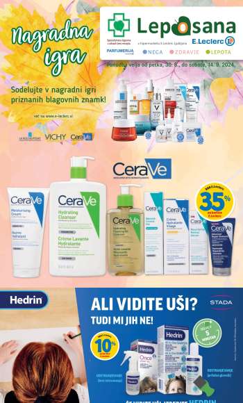 E.Leclerc katalog - 30.8.2024 - 14.9.2024.