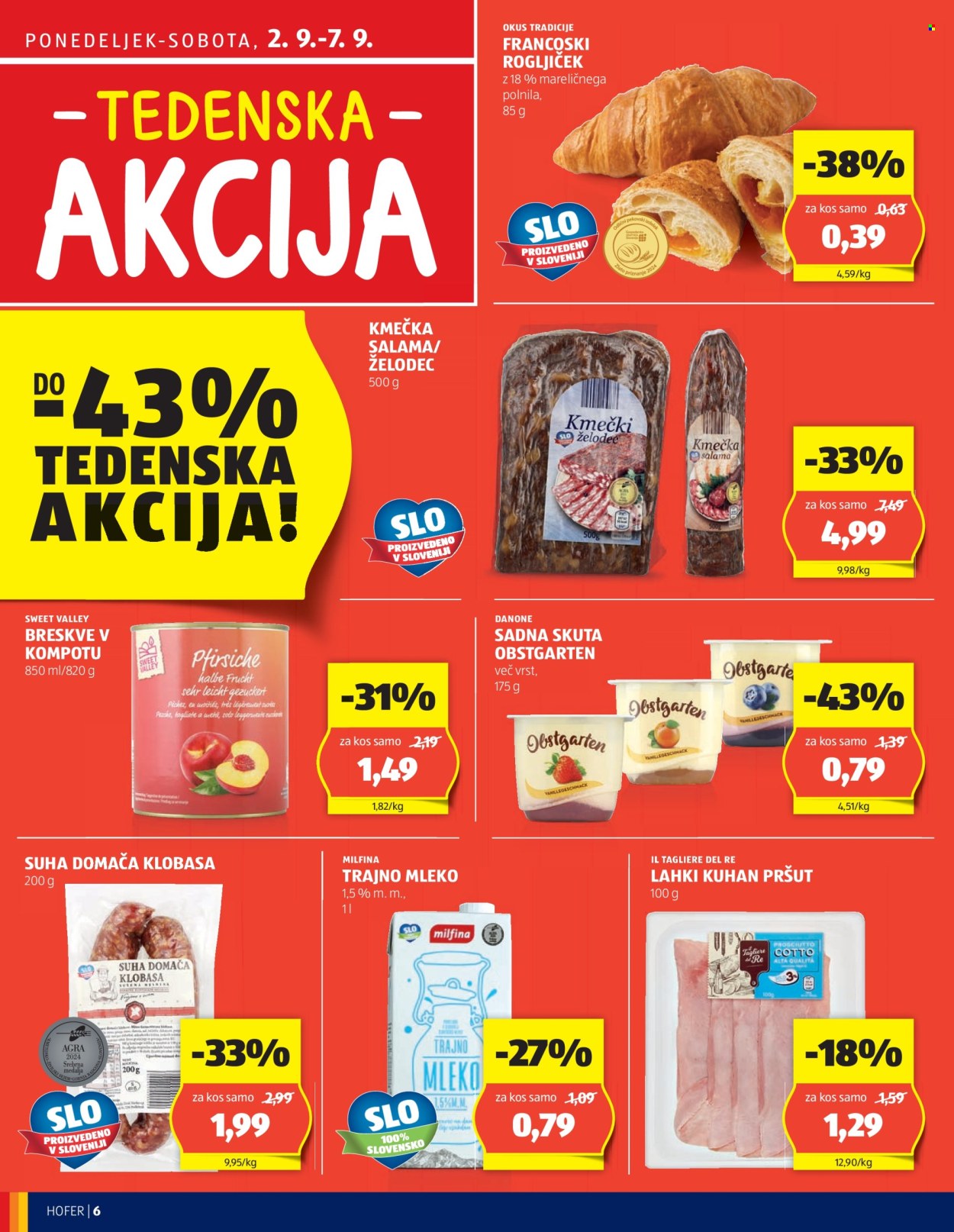 Hofer katalog - 29.8.2024 - 7.9.2024. Stran 6