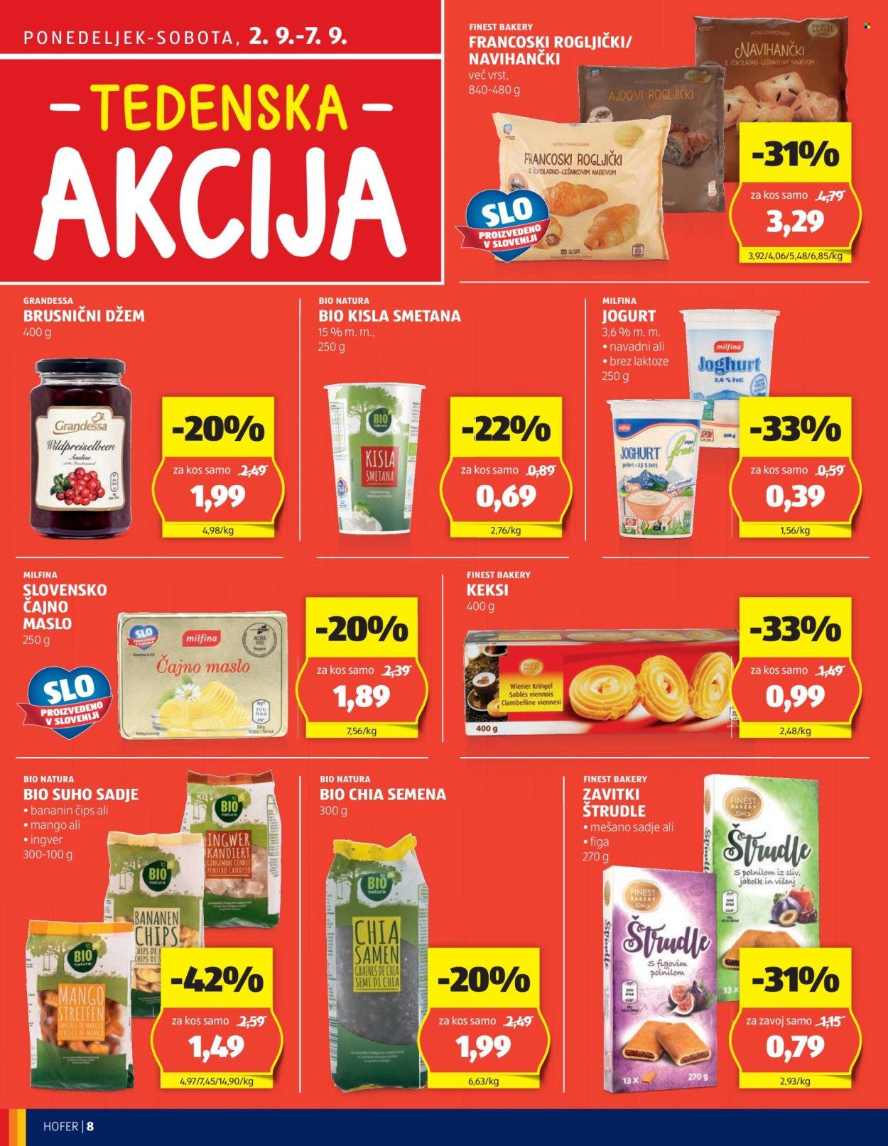 Hofer katalog - 29.8.2024 - 7.9.2024. Stran 8