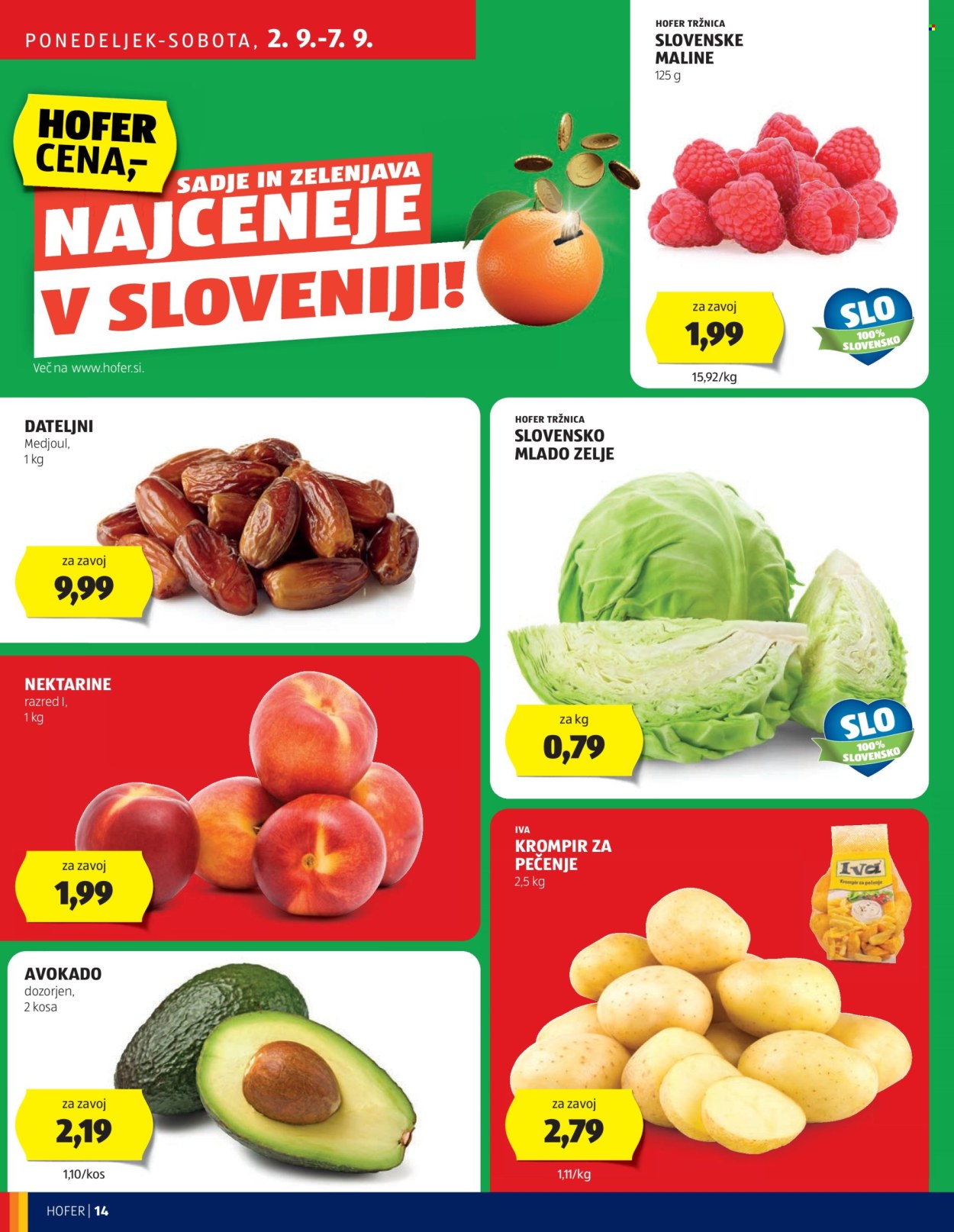 Hofer katalog - 29.8.2024 - 7.9.2024. Stran 14