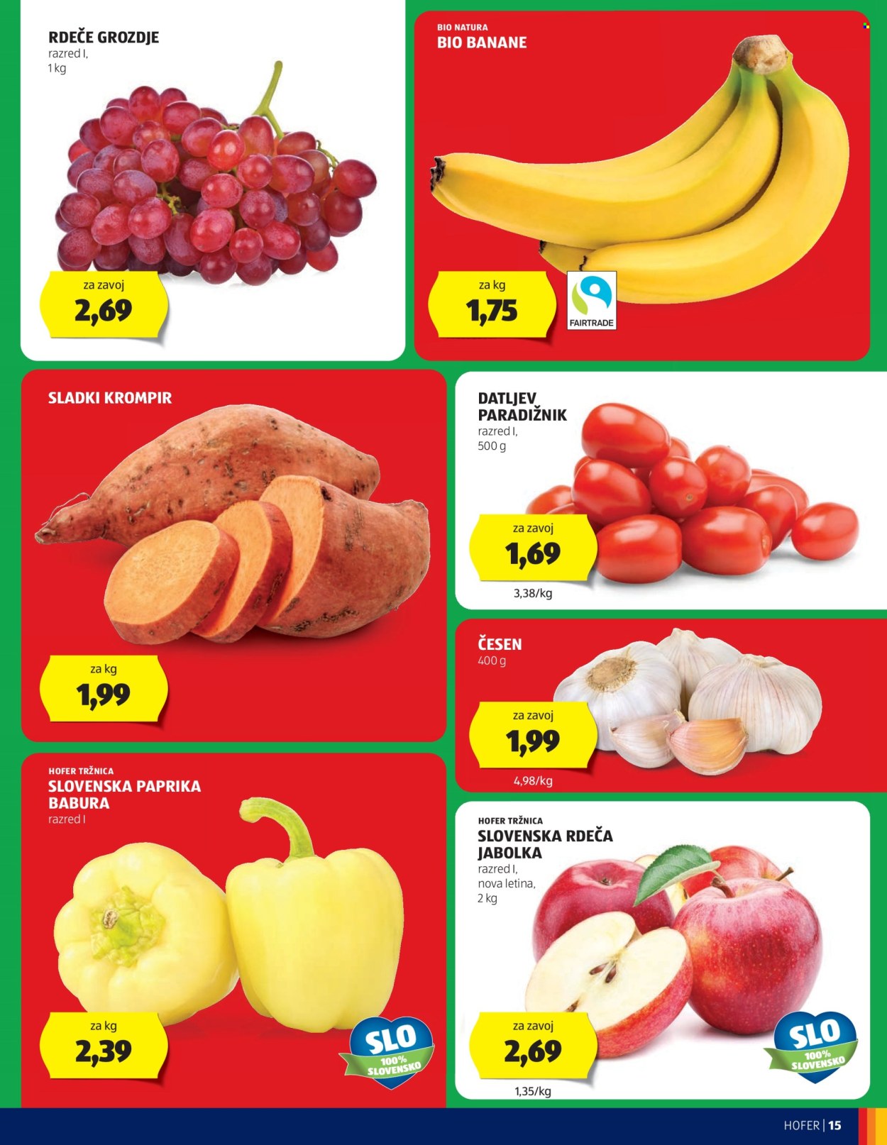 Hofer katalog - 29.8.2024 - 7.9.2024. Stran 15