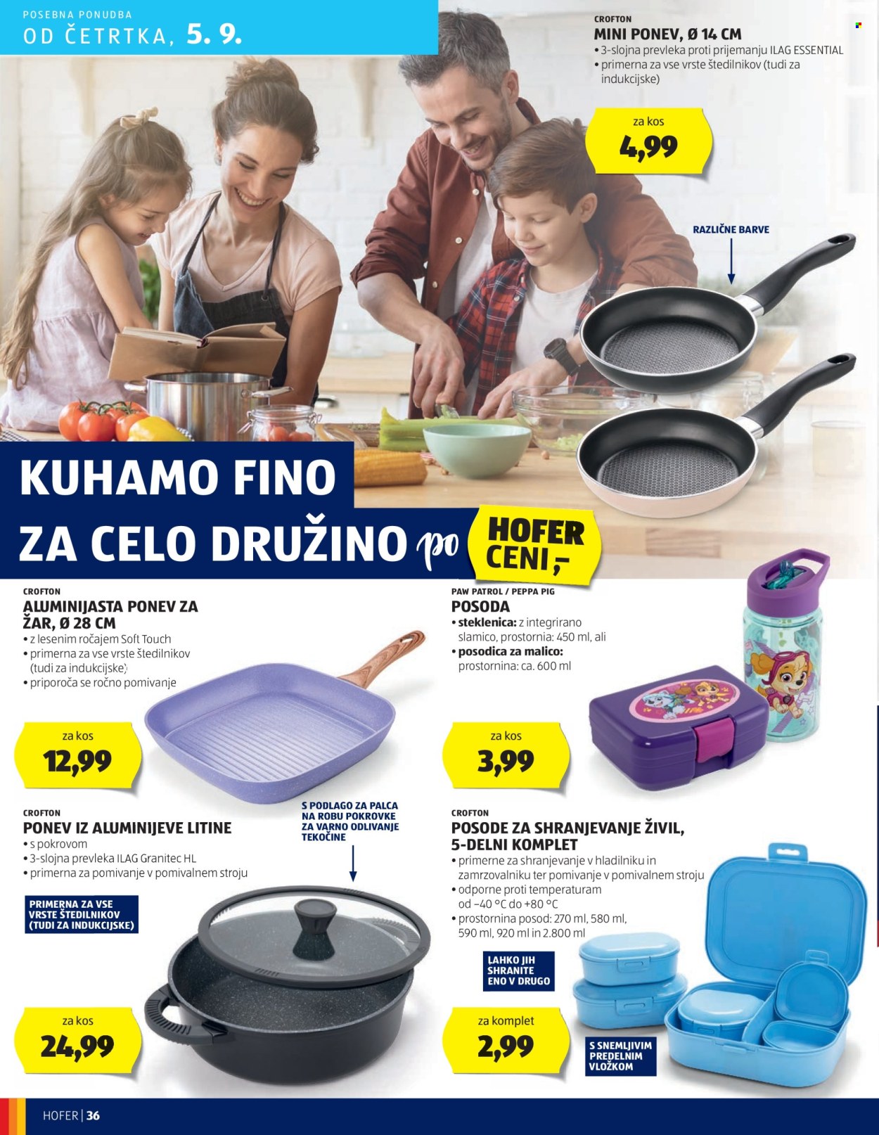 Hofer katalog - 29.8.2024 - 7.9.2024. Stran 36