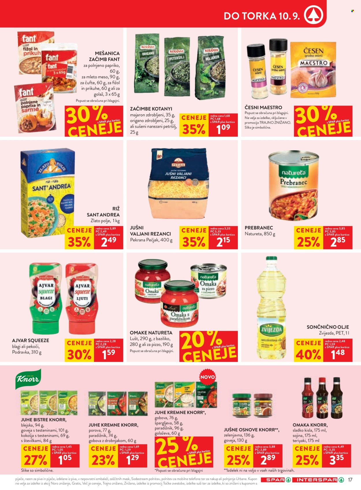 SPAR katalog - 4.9.2024 - 10.9.2024. Stran 19