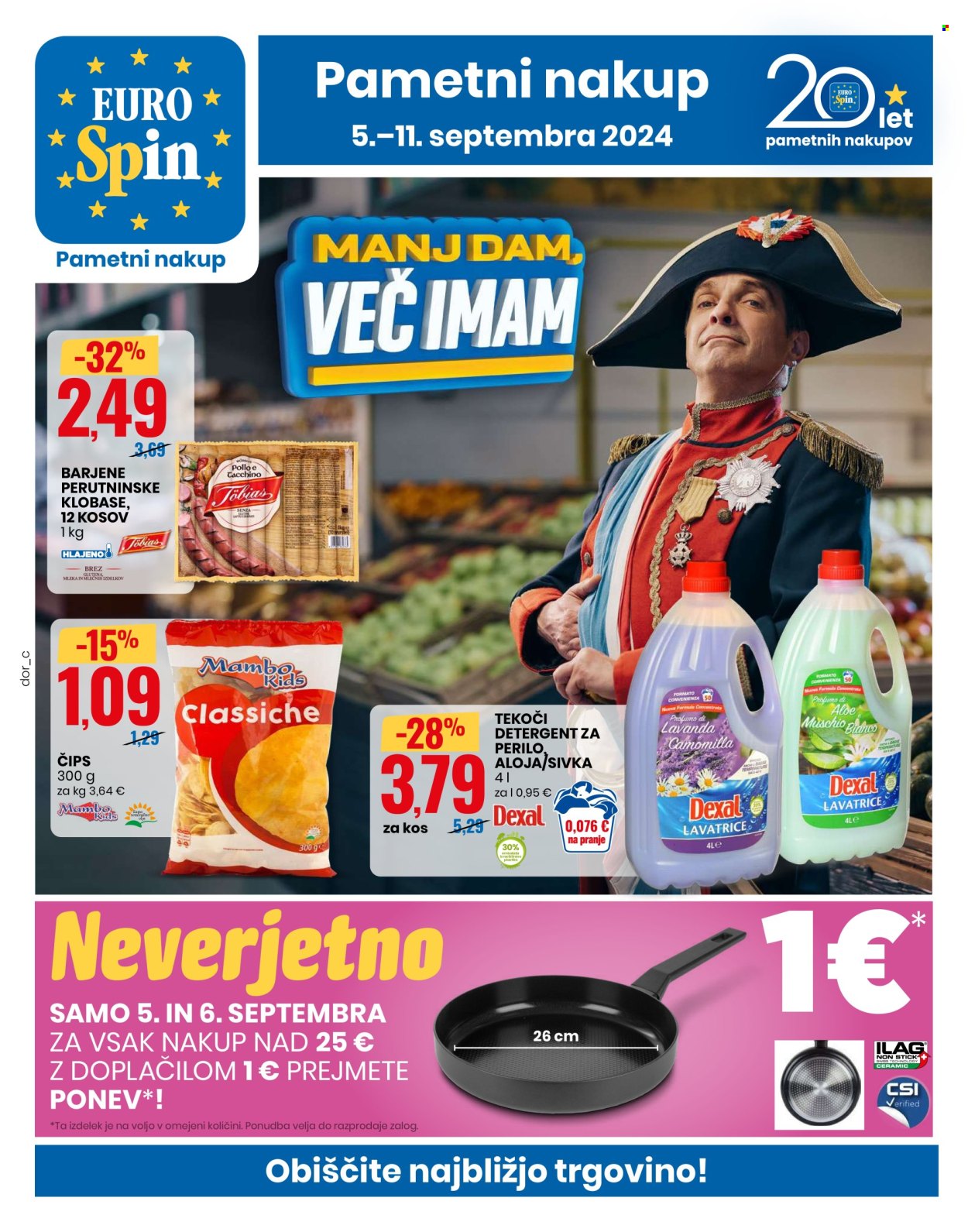 EuroSpin katalog - 5.9.2024 - 11.9.2024. Stran 1