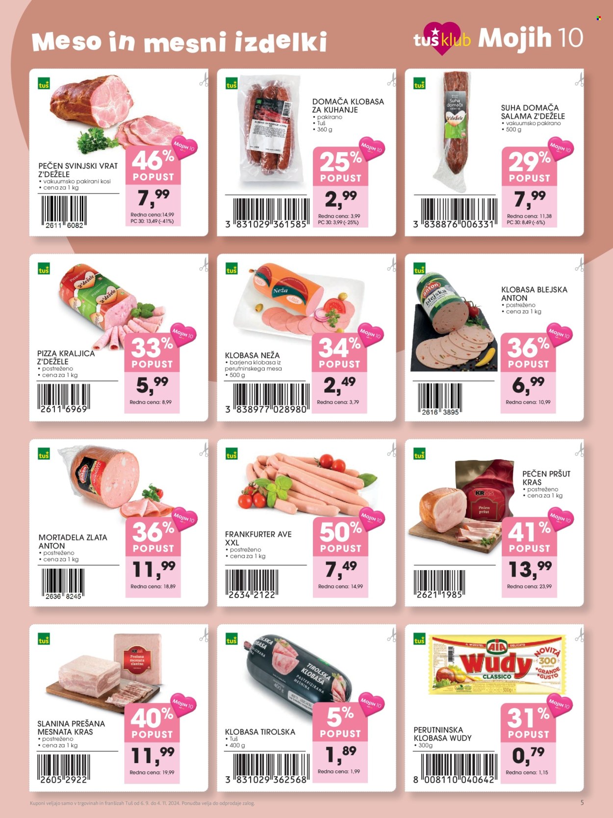 Tuš katalog - 6.9.2024 - 4.11.2024. Stran 5