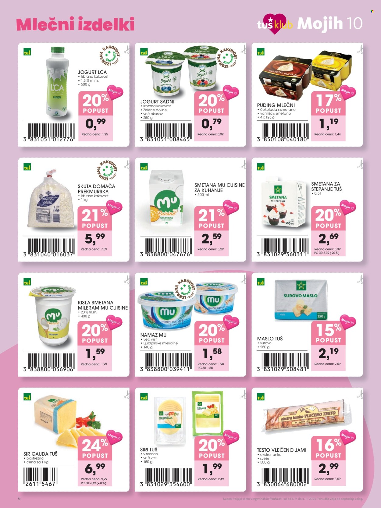 Tuš katalog - 6.9.2024 - 4.11.2024. Stran 6
